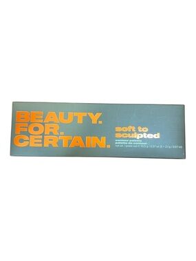 Beauty For Certain Soft to Sculpted Neutral Shades Contour Palette NIP